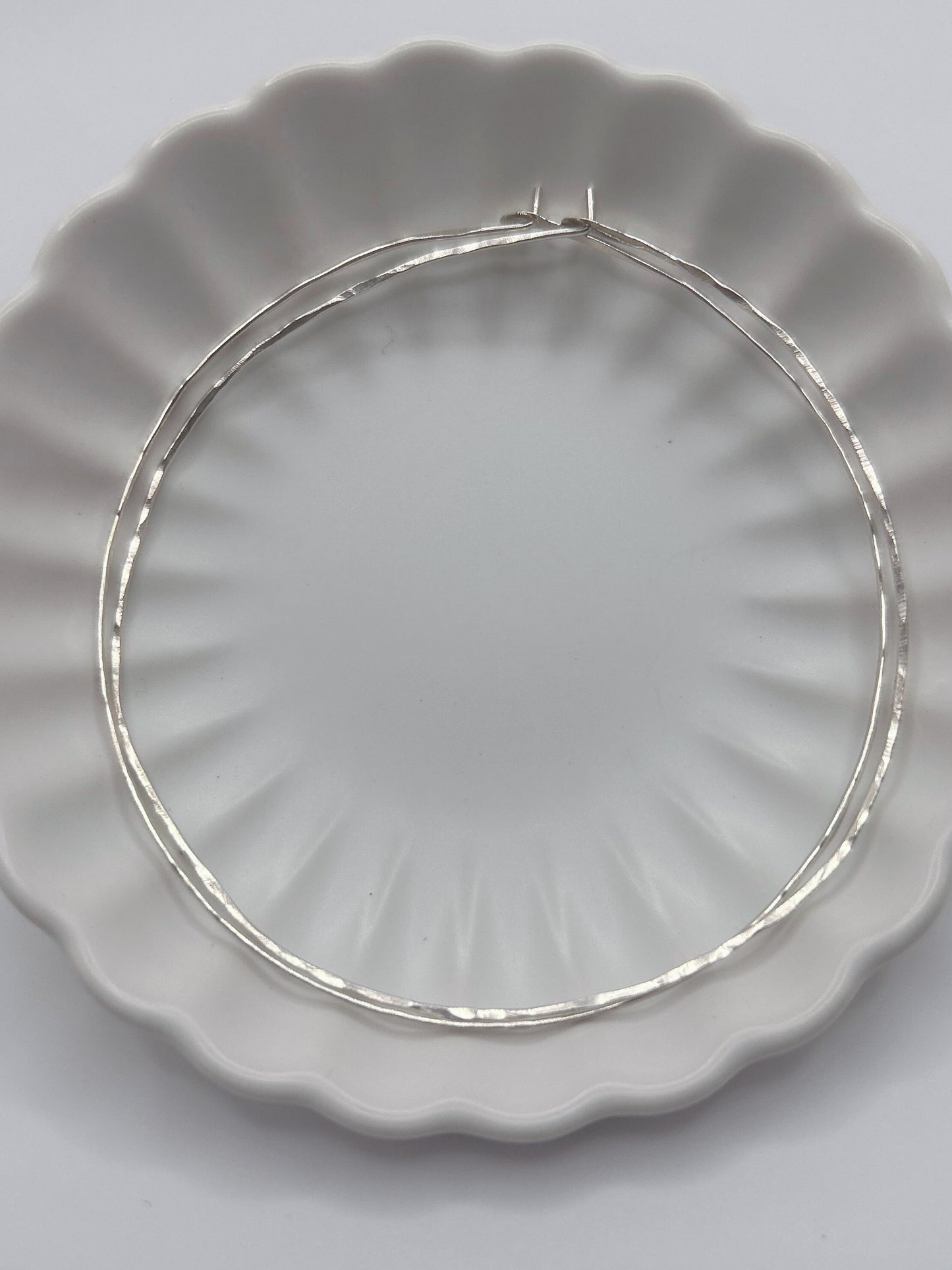 Rustic Hoop Earrings