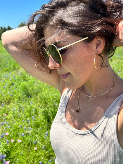 Amber Drop Necklace