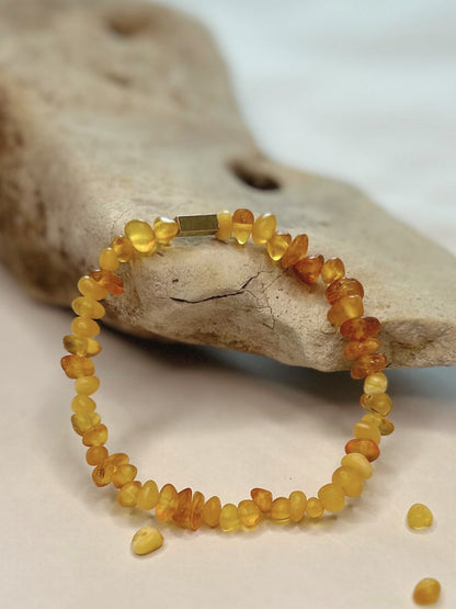 Lemon Rock Amber Bracelet